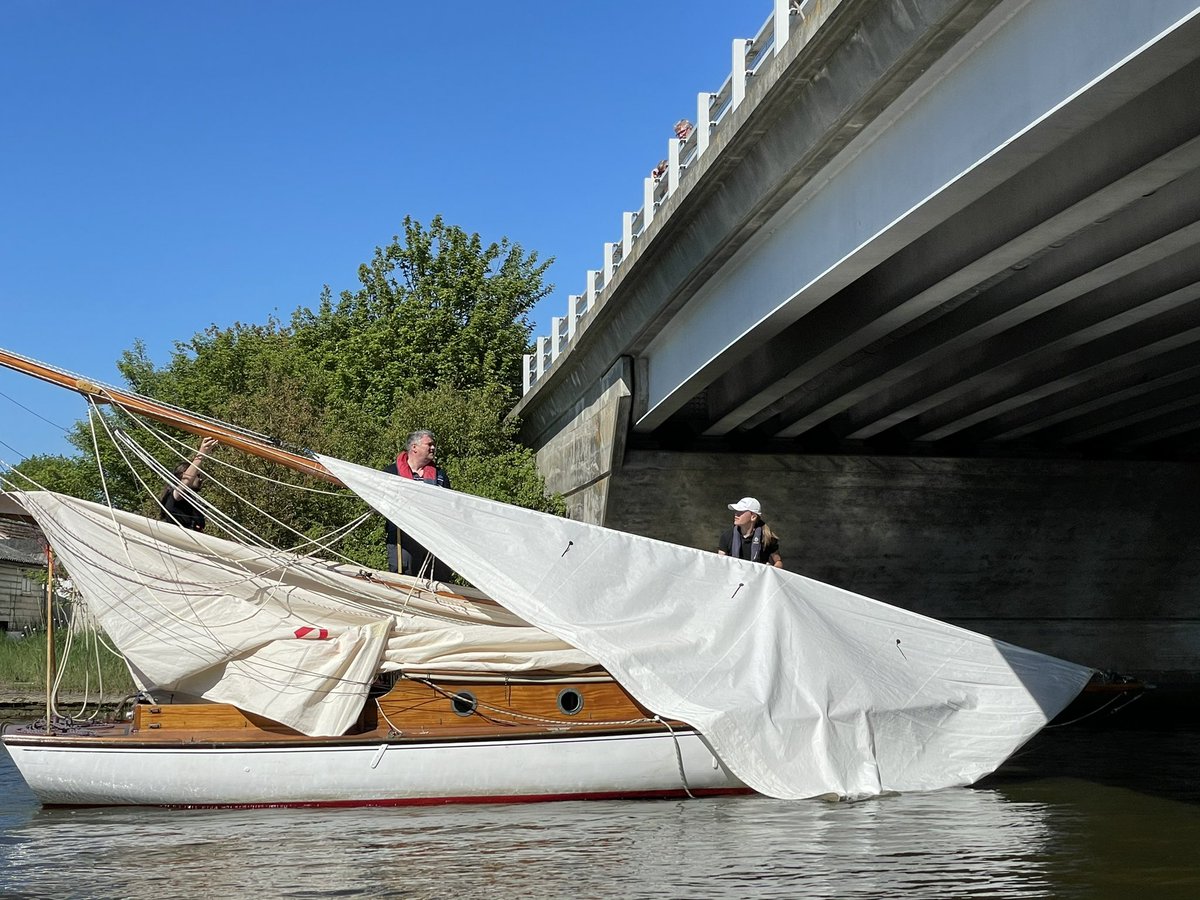 Nat_Montague's tweet image. #3RR #norfolkbroards #sailing #bridges