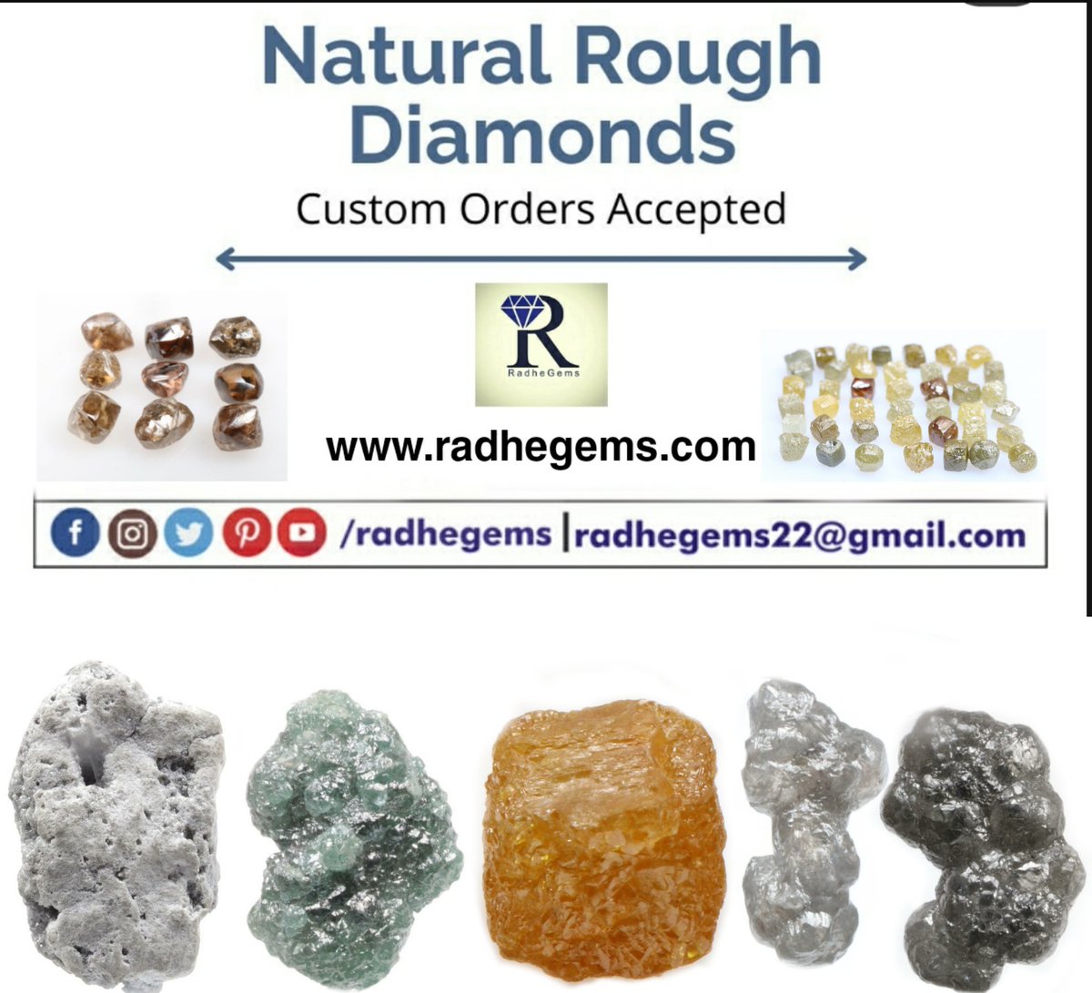 RadheGems's tweet photo. Natural Rough Diamond - Raw Diamond - Uncut Diamond - Unpolished Diamond By RadheGems
Visit our #Etsyshop -
https://t.co/W7gng2fWvH
#naturaldiamond #roughdiamond #rawdiamond #uncutdiamond #unpolisheddiamond #crystaldiamond #greydiamond #bluediamond #radhegems #ring #gift #RT https://t.co/WsD1HGnIQu
