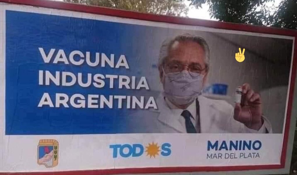 CarlosB91554191's tweet image. #YA_NADA_POSITIVO_SE_PUEDE_ESPERAR! 
Nosotros #compramos las vacunas y las #damos_con_amor dicen, mientras la *oposición #utiliza la pandemia con fines electorales! #Malditos_opositores que utilizan las vacunas con fines políticos!
#KIRCHNERISMO_NUNCA_MÁS!