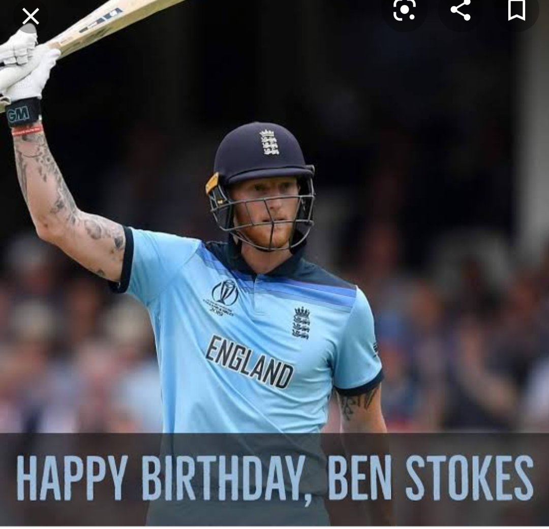 Happy birthday ben stokes. 