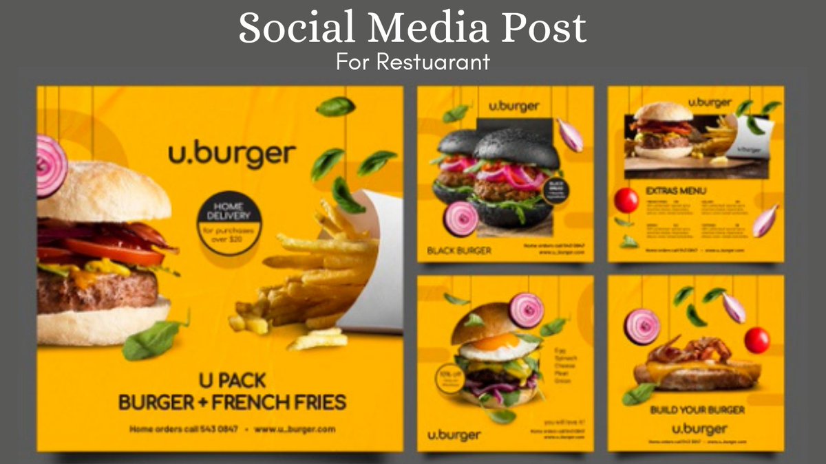 Mohamma15742345's tweet image. Attractive Social Media Post Design for Restuarant. If any one need this type of design then Message Me

#resturant #designinspiration #designpost #Ferrari #SaturdayMorning #Bubu #Caturday