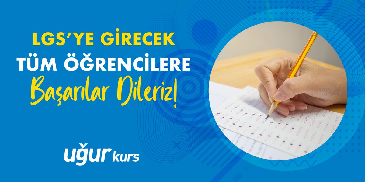 Artık emeklerinizin karşılığını alma vakti! #LGS'nin, hepinizi hayallerinize kavuşturacak kadar güzel geçmesini dileriz. Şimdiden başarılar! 💙