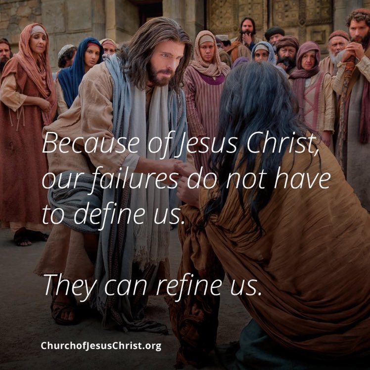 Because of Jesus Christ, our failures do not have to define us. They can refine us.