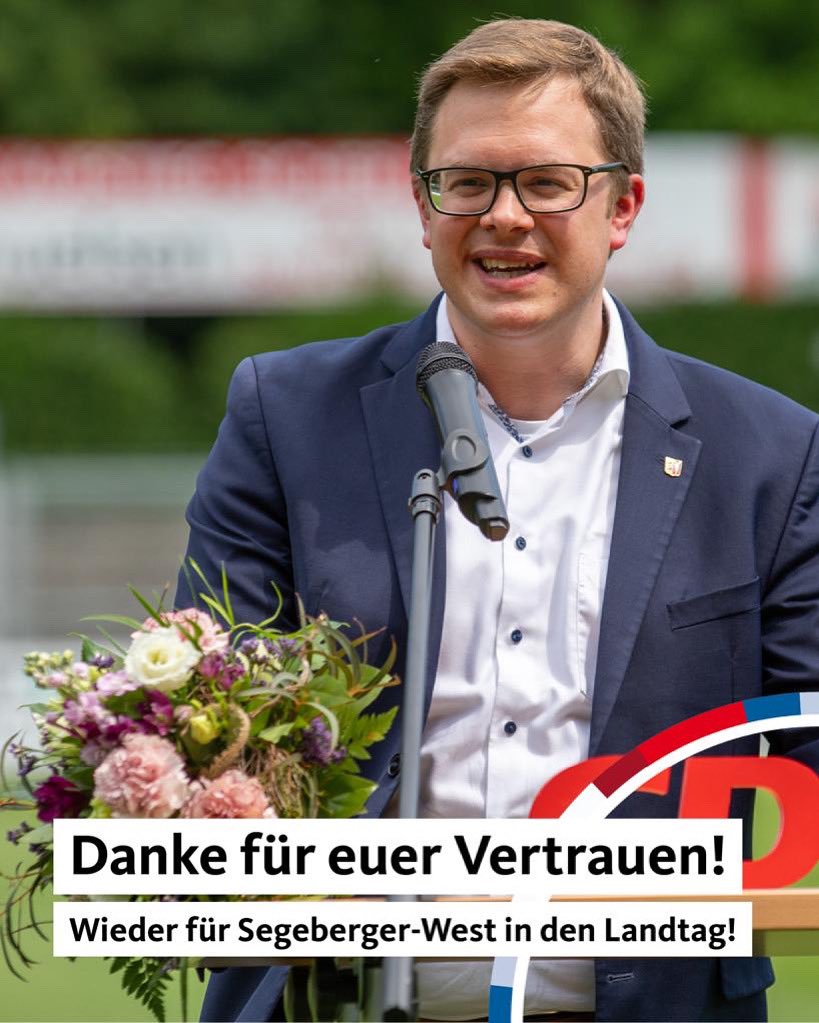 oleplambeck's tweet photo. Vielen Dank für das Vertrauen! #cdu #cdush #cdusegeberg #ltsh #sh #ltw22 #SchleswigHolstein https://t.co/UBoUTIqPSh