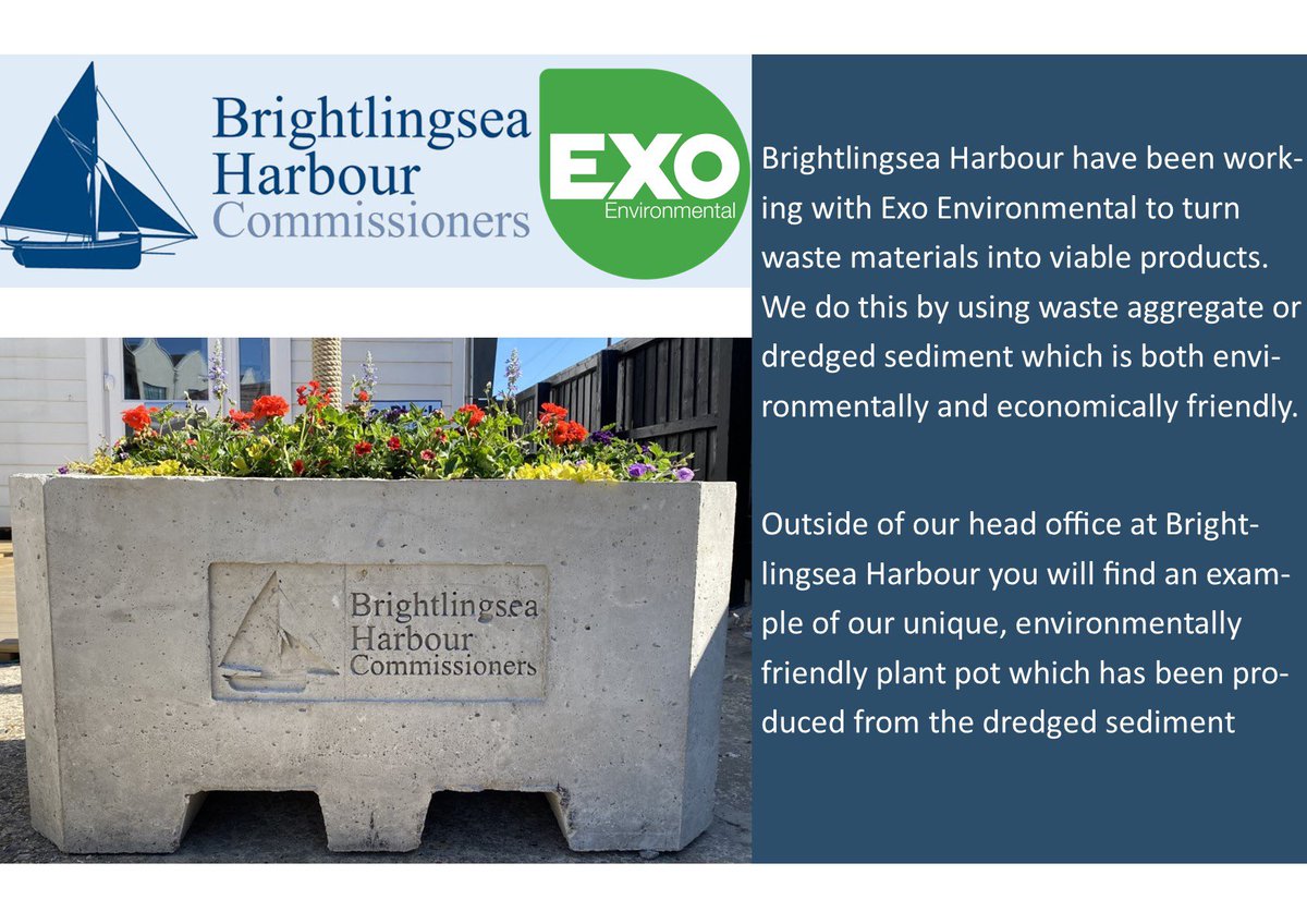 bseaharbour's tweet photo. In celebration of #WorldEnvironmentDay check out our plant pot outside the harbour office that we have had made specially by @Exo_Env 

#EnvironmentDay2021 #environmentallyfriendly #Sustainability #Brightlingseaharbour #ecofriendly #theeastcoast #SaturdayVibes #SaveEarth #harbour https://t.co/CT0CHzAfj1
