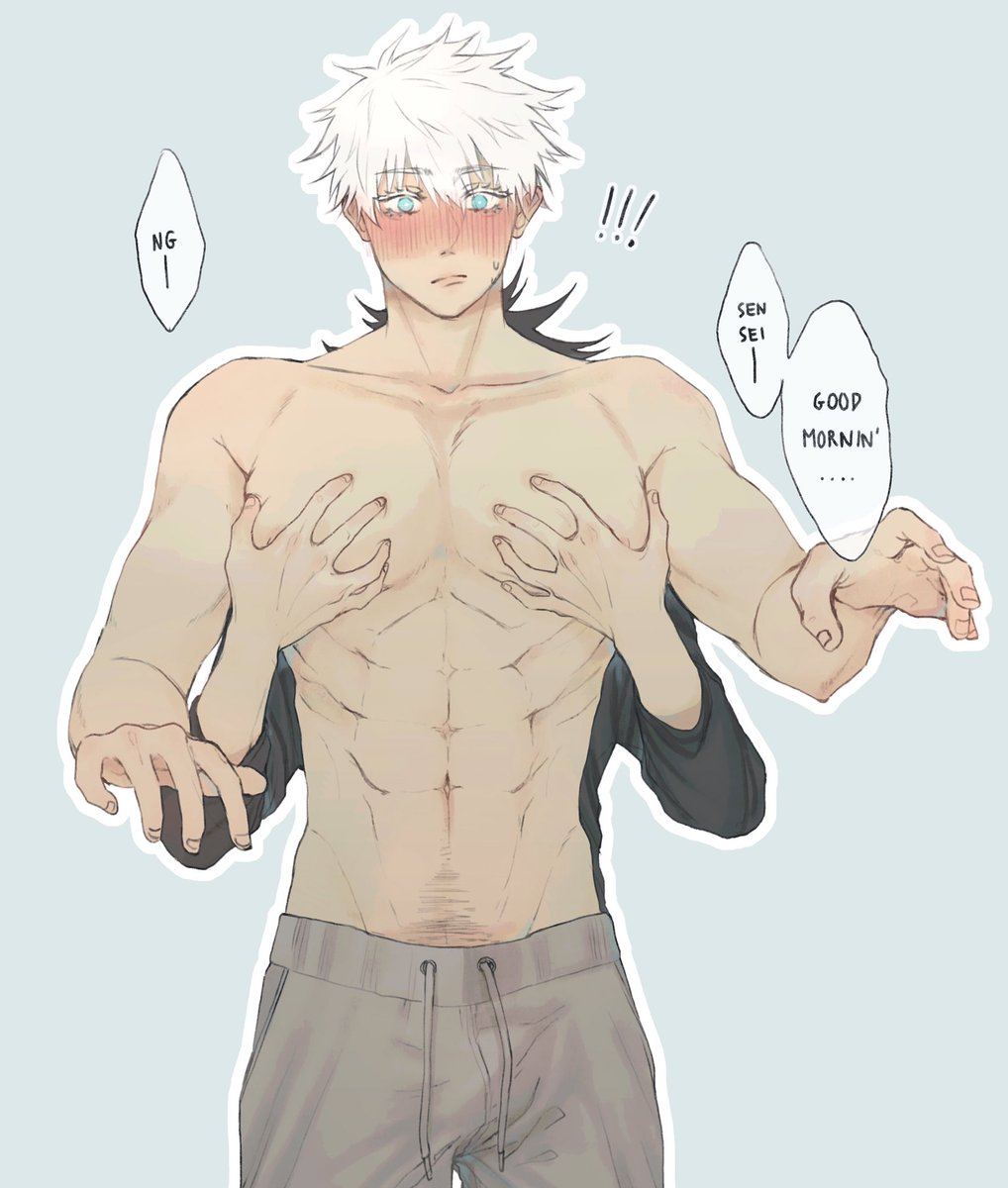 SATORU BEWBEWBS!!! TITTIES!! TIBBIES!!! BOOBBAS!! SATORU!!!!! 

#五伏 #고죠후시 