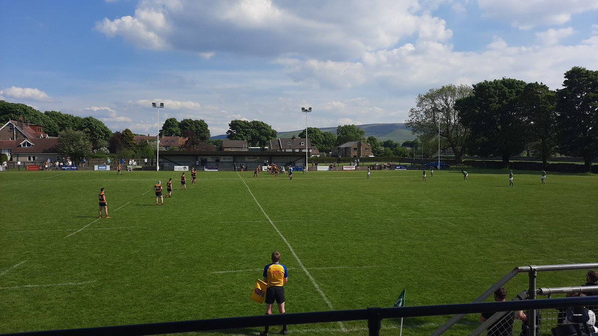 wharfedalerufc's tweet photo. FULL TiME
@wharfedalerufc 35 - 24 @Harrogate_Rugby

Nice to win, but this, like a fortnightly ago, was not about winning.

Congratulations to both clubs for a thoroughly entertaining day in wonderful  conditions. 

I think we all enjoyed that https://t.co/FDXSbIKsnk