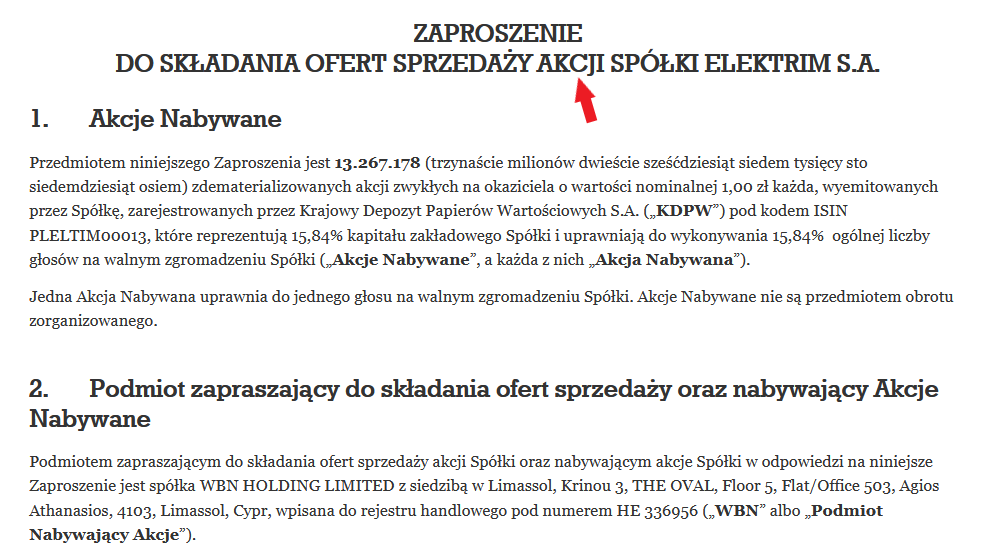 PAE_Elektrim's tweet photo. To przecież nic dziwnego, że zapraszasz do sprzedania AKCJI a po skupie (ma się rozumieć nie mając nic do ukrycia) informujesz o ilości AKCJONARIUSZY,pomijając milczeniem liczbę skupionych walorów 🙂👌

#Elektrim Spółka PUBLICZNA 

https://t.co/2aCxtxPmVK

@uknf @JacJastrzebski https://t.co/dyR6SP2Pnf