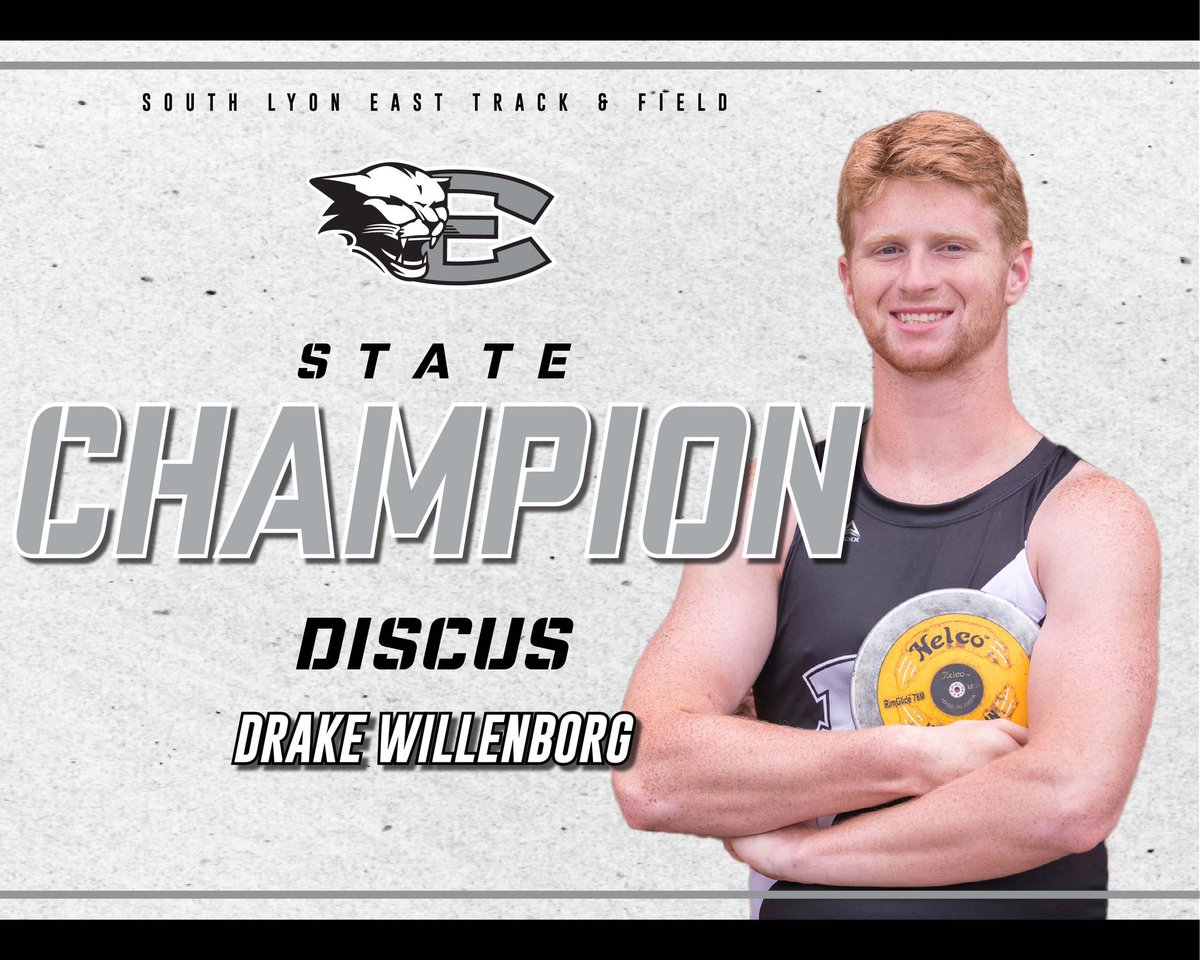South Lyon East has its first ever State Champion in Division 1 #RebelYell #TrevorCanSleep
