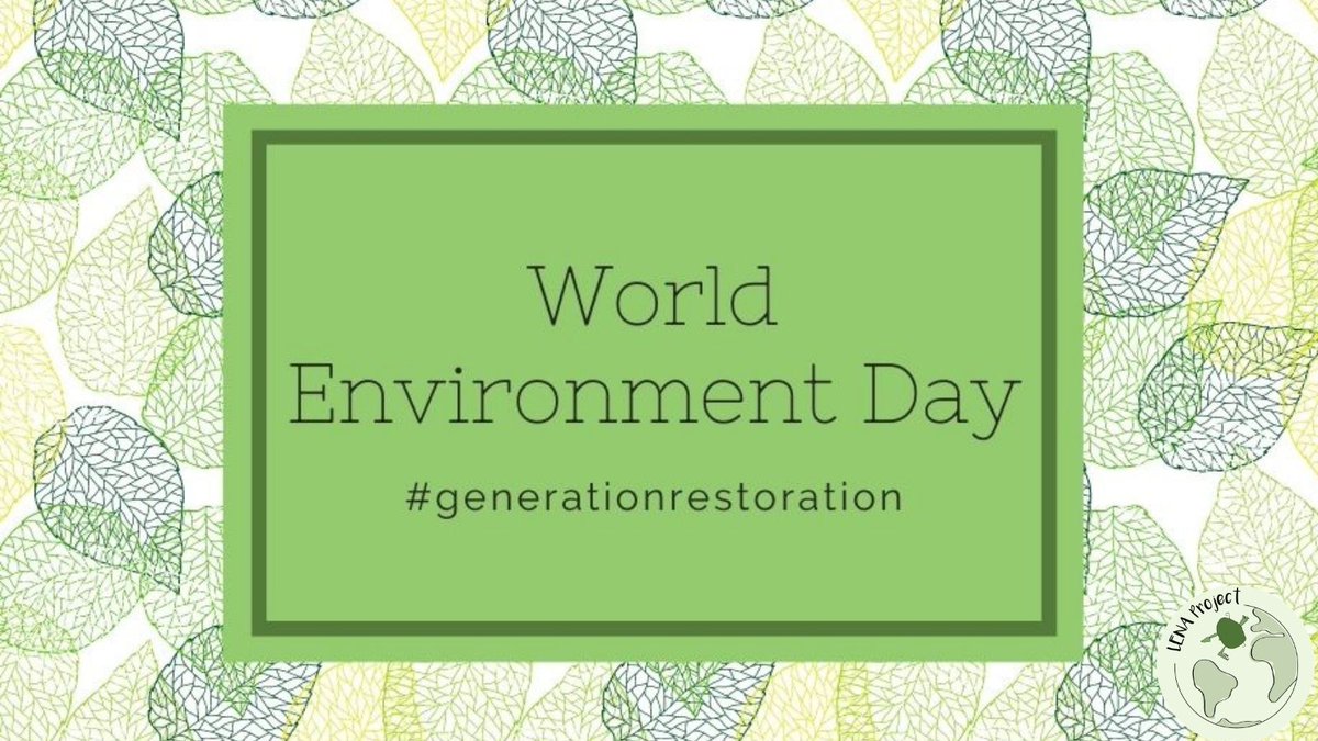 LENAproject's tweet image. World Environment Day "Let’s get active, not anxious. Let’s be bold, not timid."  #WorldEnvironmentDay #RestorationGeneration #smallacts #lenaproject