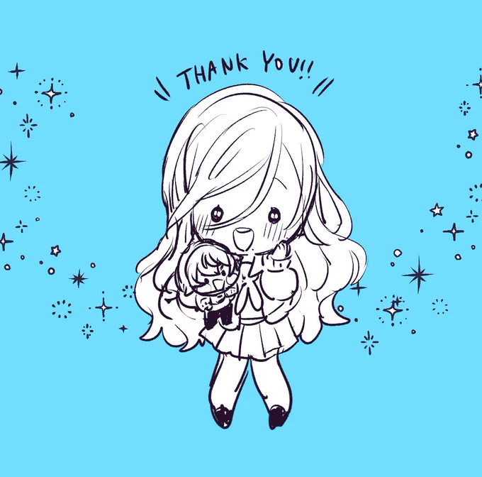 @1ktsuARp0K あるさん～!!!
ネップリの報告が嬉しかったので、お礼の気持ちでお絵描きをさせていただきました🎉
日が空いてしまいましたが、改めてネップリありがとうございました✨ 