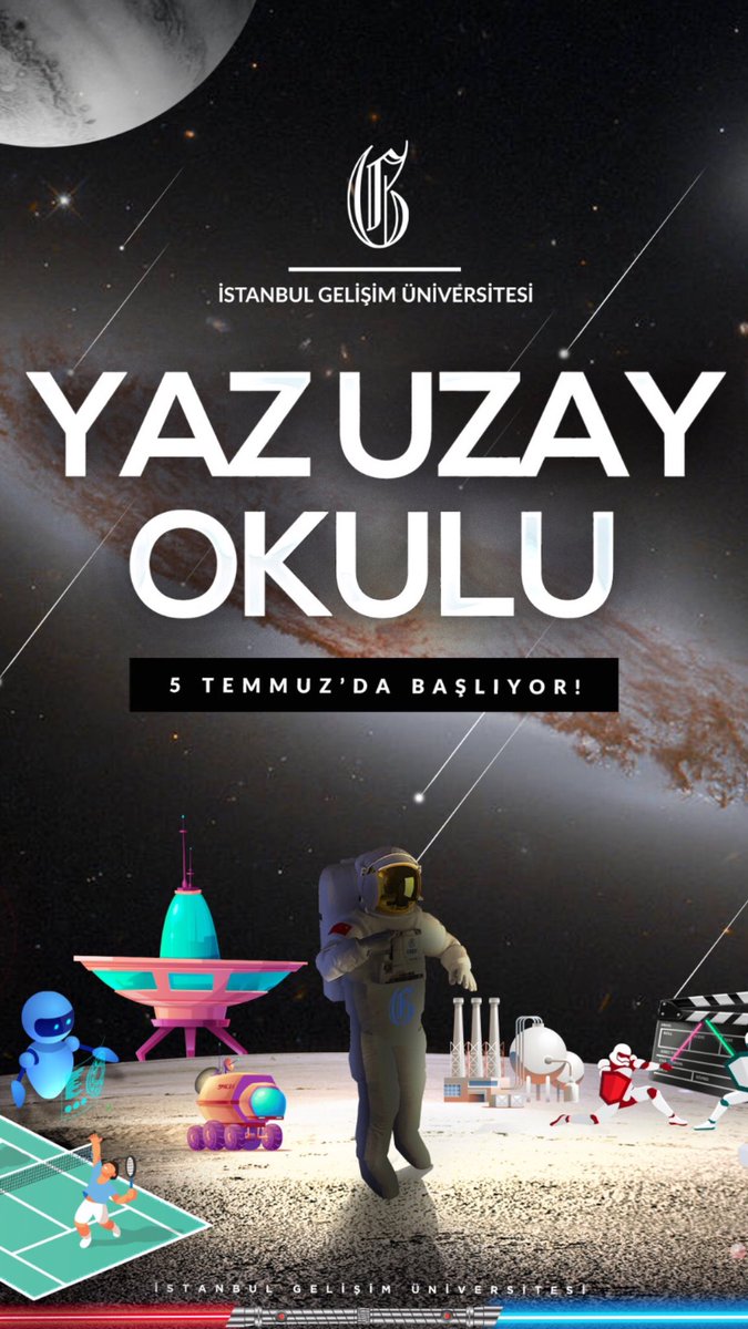 iguogrencimer's tweet photo. IGÜ Yaz Uzay Okulu 5 Temmuz’da BAŞLIYOR!

Başvurmak İçin linke girin:  https://t.co/e84gFZFoEx https://t.co/LK14SD6ugF
