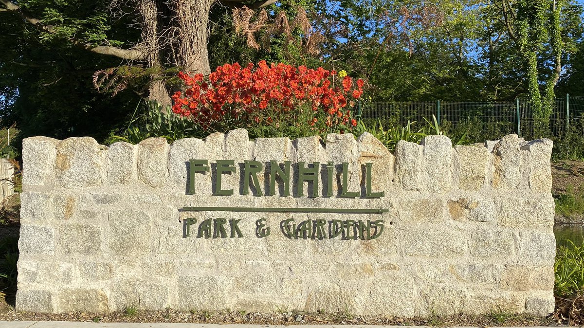 Signage for #FernhillParkAndGardens