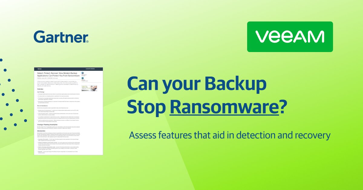 veeam ransomware