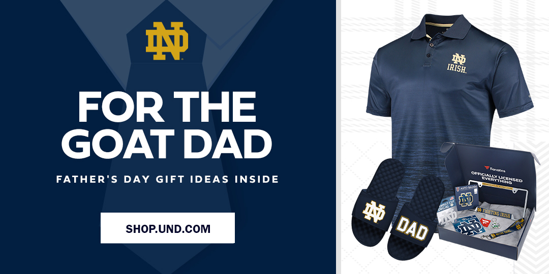 ND Marketing (@goirish) on Twitter photo Father's Day is just around the corner.... 
Deck your dad out in all the best Irish gear!
🛒: shop.und.com/notre-dame-fig… Father's Day is just around the corner.... 
Deck your dad out in all the best Irish gear!
🛒: shop.und.com/notre-dame-fig…