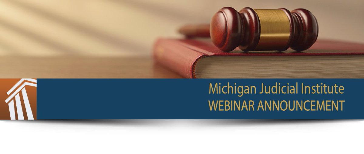 MISupremeCourt's tweet photo. .@MJIEducation Judicial Webinar - Diversity, Equity, &amp; Inclusion (DE&amp;I):  The Benefits of Developing a DE&amp;I Plan Webinar, June 8, 12:30 - 1:45 p.m. https://t.co/P8UGezZXBu https://t.co/VdXOHpU8gZ