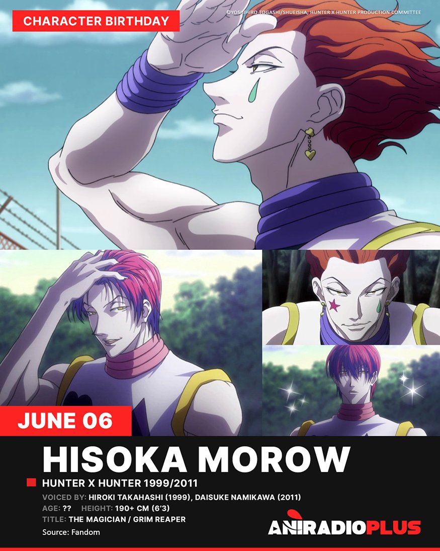 CURIOSIDADES SOBRE HISOKA - hunter x hunter 2011 - Curiosidades de