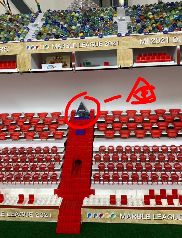 Illuminati confirmed!, Maybe the cats eyes took the power from the pyramid to win marbula 1 S2, idk but we should be careful!👁️