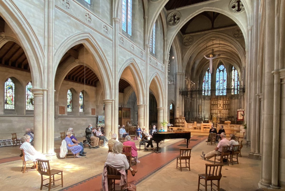 Book 1 across two concerts today at St Matthew’s Northampton - sun streaming in, kind attentive audiences, intimately set up in the round. Thank you <a href="/StMatthewsMusic/">St Matthew's Choir</a> for having me. Looking forward to <a href="/MAA_DRET/">Malcolm Arnold Academy</a> on Monday!