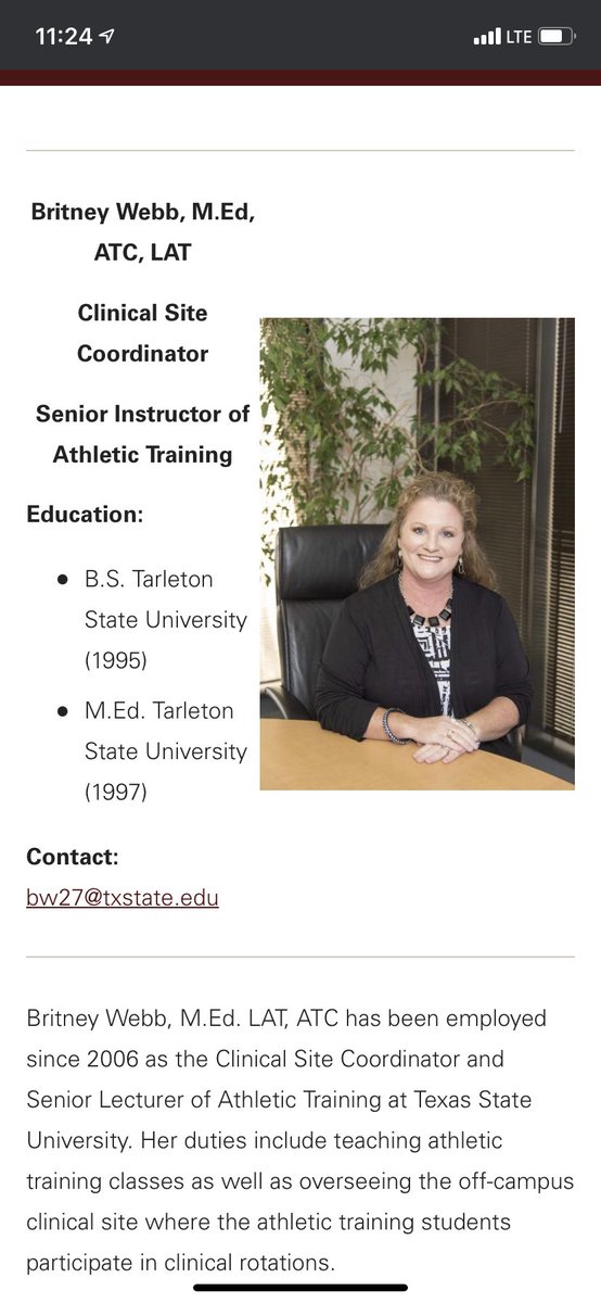 ATSMState's tweet image. Happy birthday to our Senior Instructor of Athletic Training Britney Webb!! Thank you for always putting smiles on our faces and being our mama Webb!! 💛🐾  @BKPW39