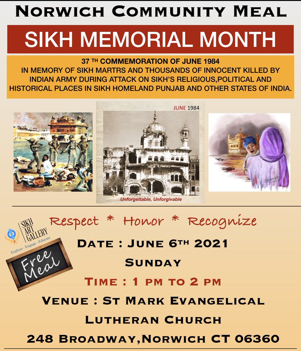 Join us for community meal Tomorrow. #Norwich #sikhmemorialmonth