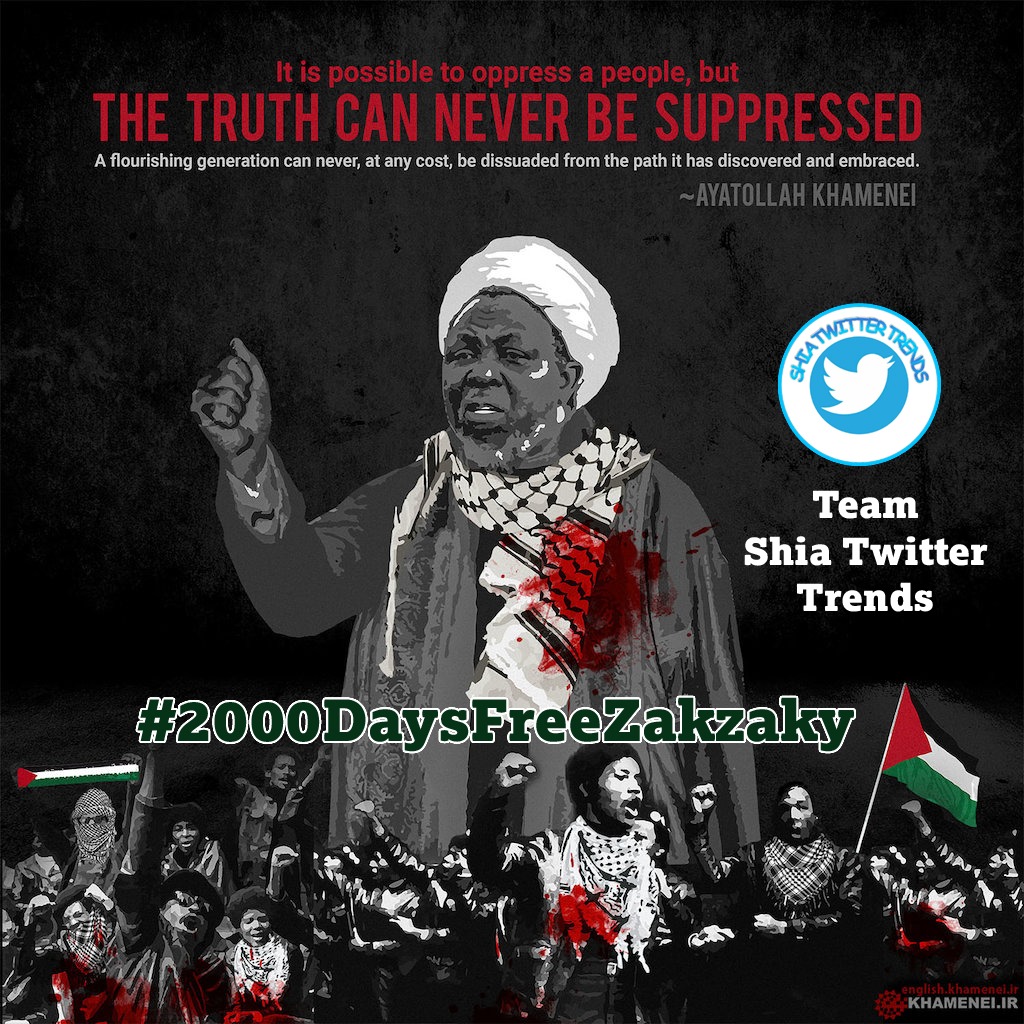 aliabids's tweet photo. Even as the courts had passed judgement calling for the release of the Sheikh and compensation for illegal detention, the government is still holding him in contempt to that judgement over 4yrs after.

#2000DaysFreeZakzaky https://t.co/EGy6UXkmKD