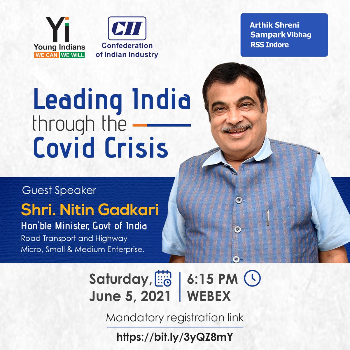AryanMirza7890's tweet photo. In the same way, We together will fight with this Covid Virus.
#LeadingWithGadkari
@abhirambhise
@Yi_Indore
@CII4WR https://t.co/zY3hIIJSzp