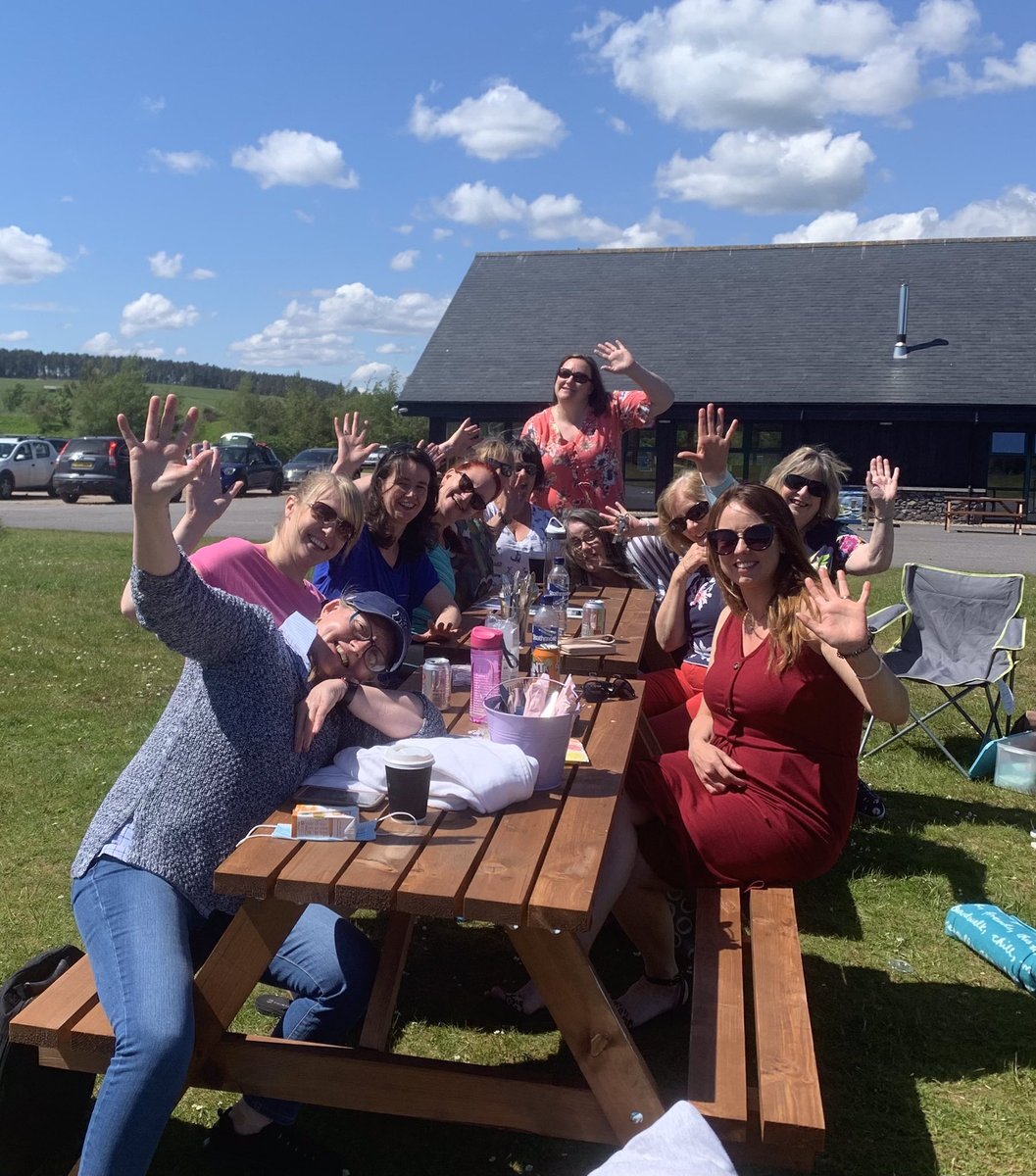 Finally back together again in the real world #Teamformartine #formartinehvs Team day out - paddle boarding ( for some!) Delicious afternoon tea, lots of laughs - good for the soul @RosieCrighton @RaeJenniffer @juliemain70 @knockburnloch