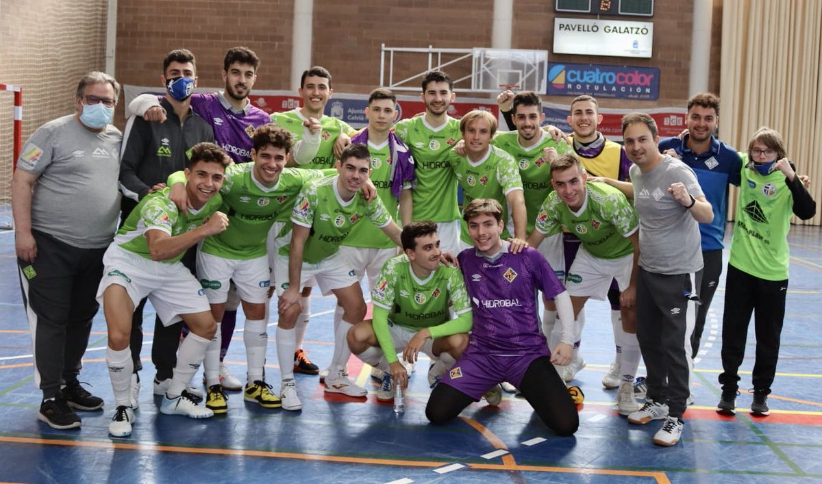 🚨FILIAL |

🙌🏻 El filial del Palma Futsal jugará la final para ascender a la Segunda División tras ganar 6-2 la semifinal al @CDOtxartabe5x5 

⚽️ Doblete de Miki Nicolau, Sergi, Carlos, Eusema y Luis de Juan

😱 El <a href="/ETB_Calvia/">ETB CALVIÀ</a> @hidrobal Palma Futsal está a un partido del ascenso