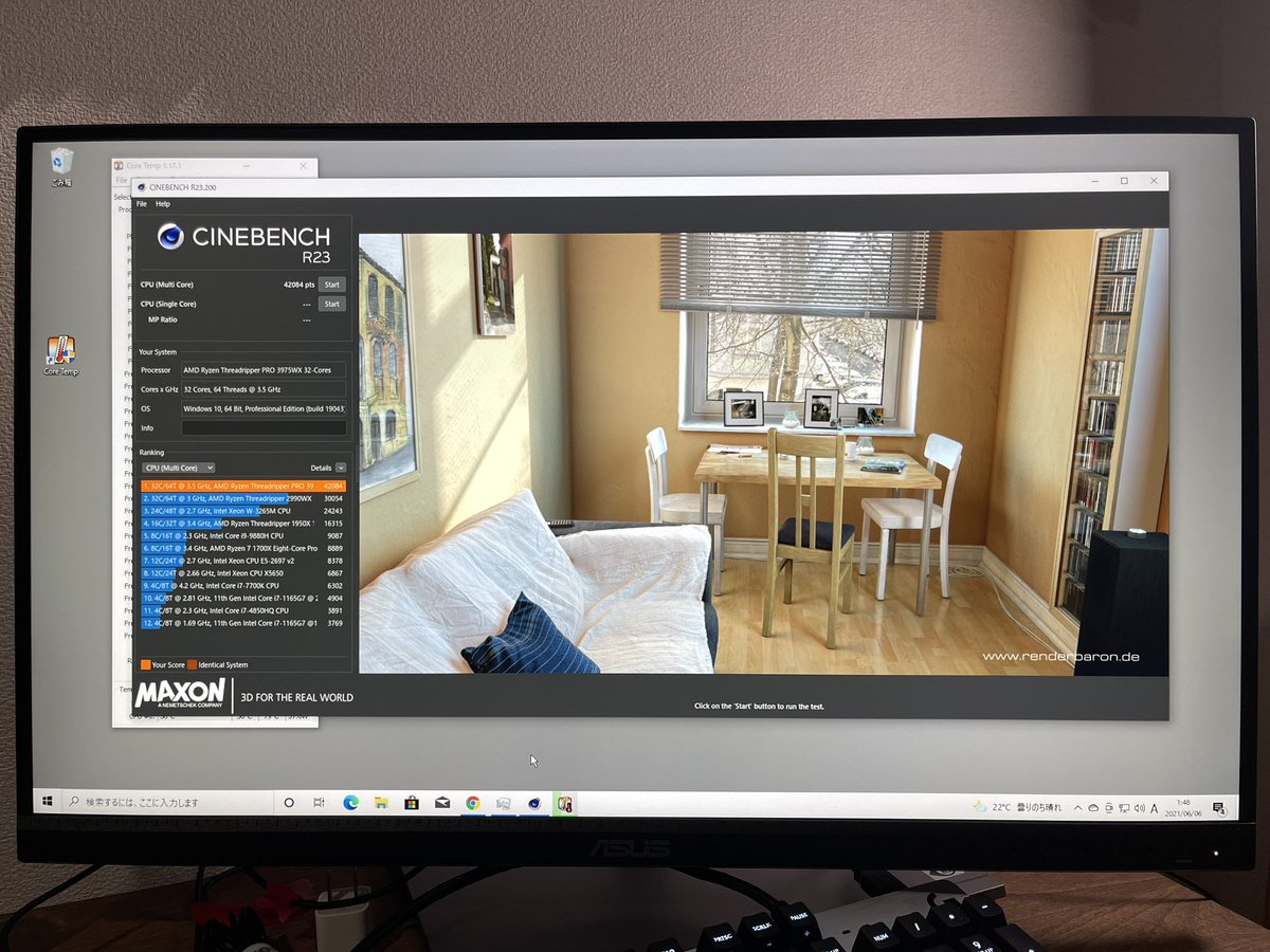 gyueen's tweet image. AMD Ryzen Treadripper PROのバケモノPC、完成しました！
#AMD  #threadripper #threadripperpro