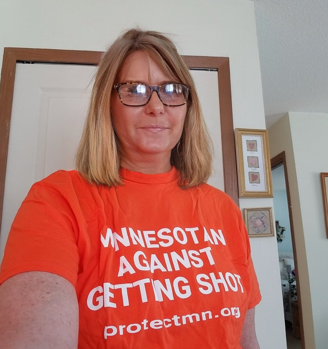 NRVanderburg's tweet photo. Let's make ending gun violence in Minnesota a reality! #mnleg #protectmn #WearOrangeWeekend https://t.co/0ve4Z9le1O