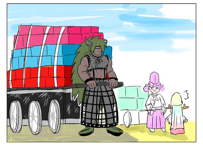 力比べのtwitterイラスト検索結果