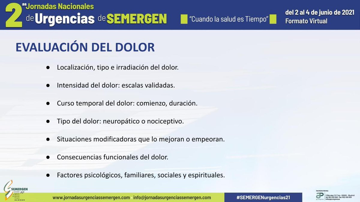 Cuando estamos frente a un #paciente con #dolor es necesaria una correcta #evaluación que nos permita enfocar su #tratamiento <a href="/SEMERGENap/">SEMERGEN | Médicos de AP #SEMERGEN25</a> <a href="/PacientSemergen/">Pacientes SEMERGEN</a> @CP_Semergen <a href="/Sedolor/">Sociedad Española del Dolor</a> <a href="/DolorPuntoCom/">Dolor.com</a> #SEMERGENurgencias21 <a href="/SEMERGEN_MIR/">Residentes SEMERGEN</a> <a href="/escpacientes/">Escuela de Pacientes</a>
