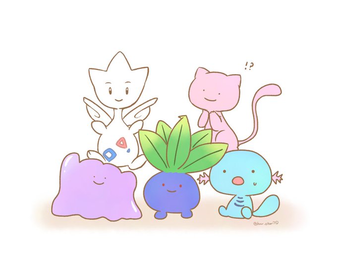 好きなポケモンを5匹あげると趣味がわかるのtwitterイラスト検索結果