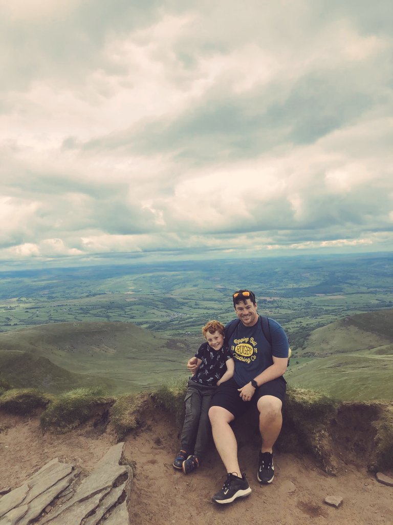 Beautiful day and walk at Pen y Fan. Great way to finish the half term week! #halfterm