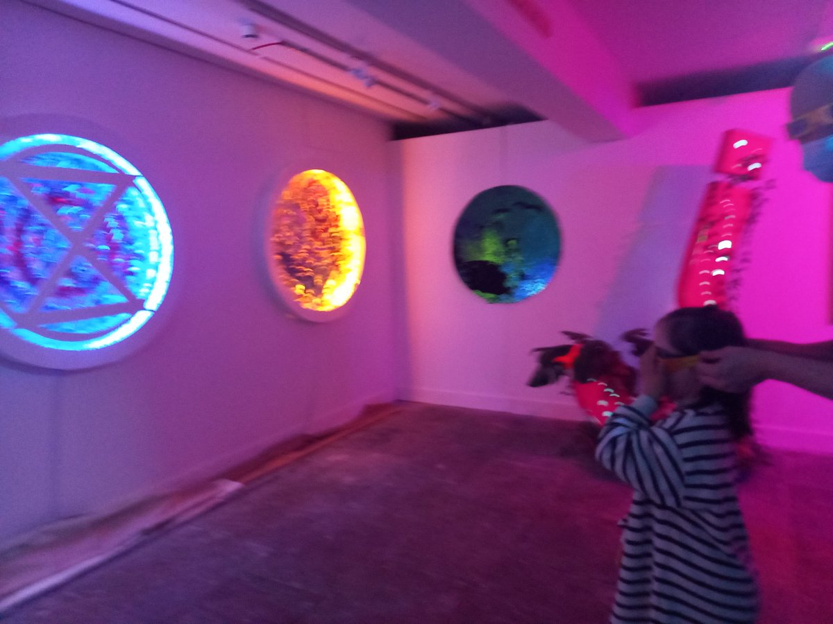 BoarnieB's tweet photo. Caught the super @Uliunique1 exhibition today its magical #weekendvibes #familyfun https://t.co/2yM19s3GhY
