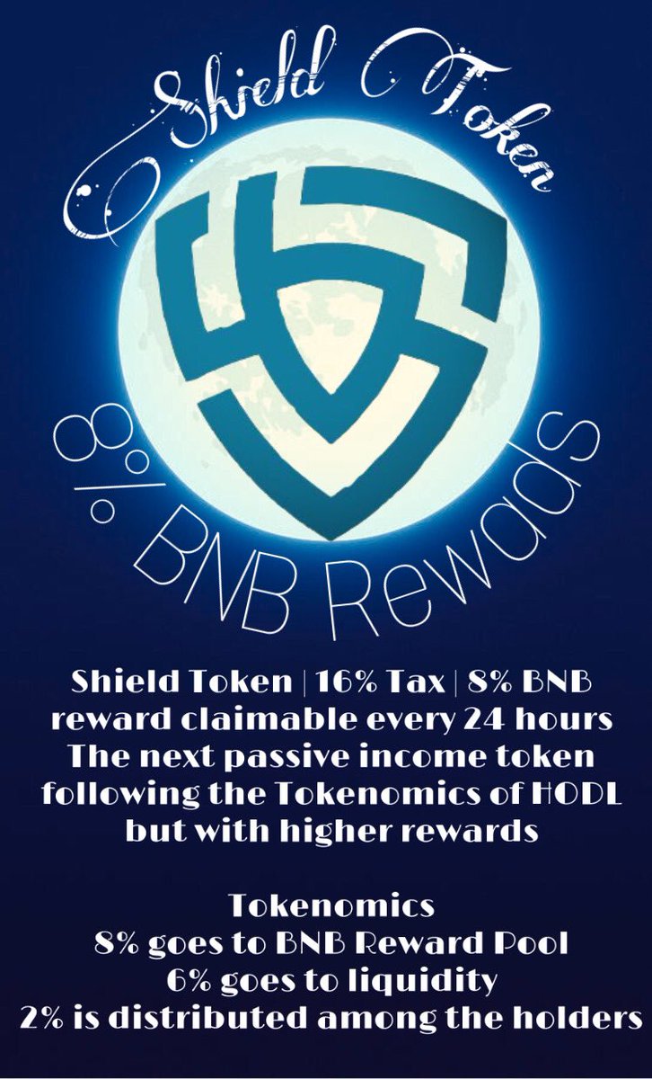 Wurmhat99's tweet image. 0x6884AE24dEB7E8fa80dc9D0d56C91d78a250E9b1 #ShieldToken and the #ShieldArmy are coming! Just hit @PancakeSwap for your #BSC  hurry and get a pocket full of #gems use a #smartcontract and wait to #EarnPassiveIncome daily! With huge #Tokenomics #FEGArmy #SAFEMOONARMY #SHIBARMY