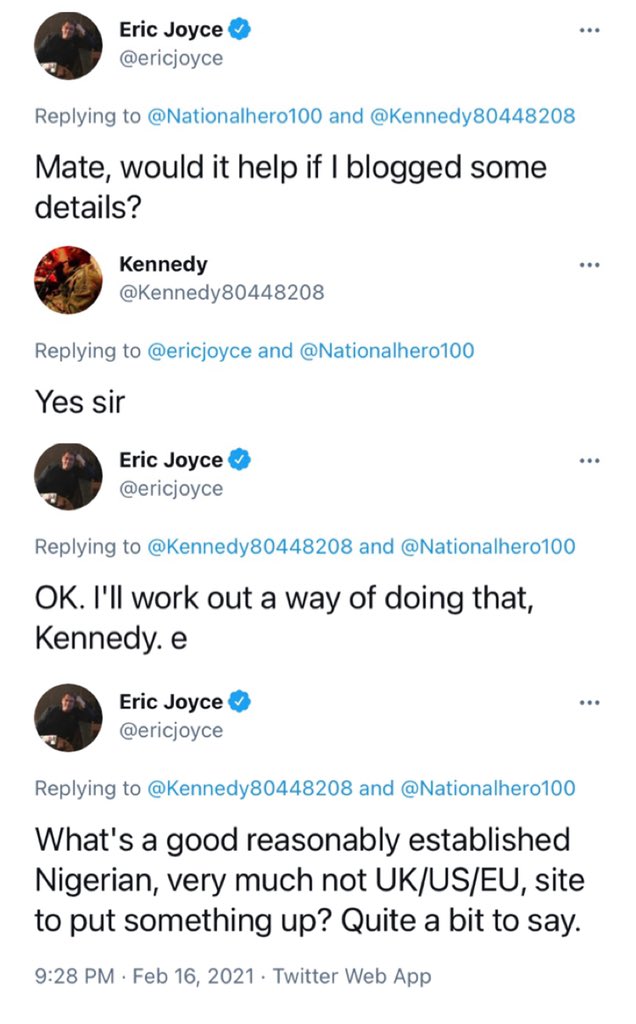 - As we await developing details from a foreigner :