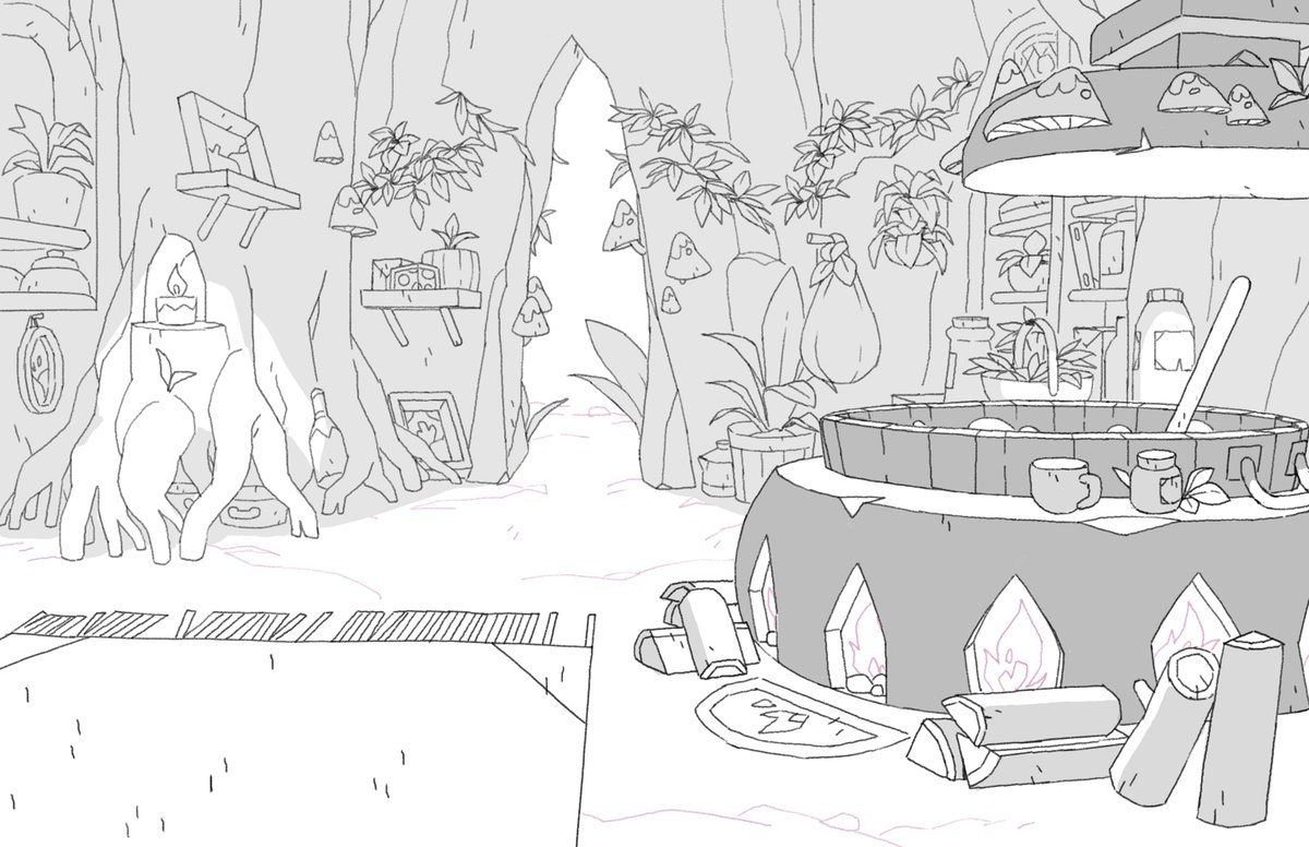 Some interiors i've donefor kipo and the age of wonderbeasts 