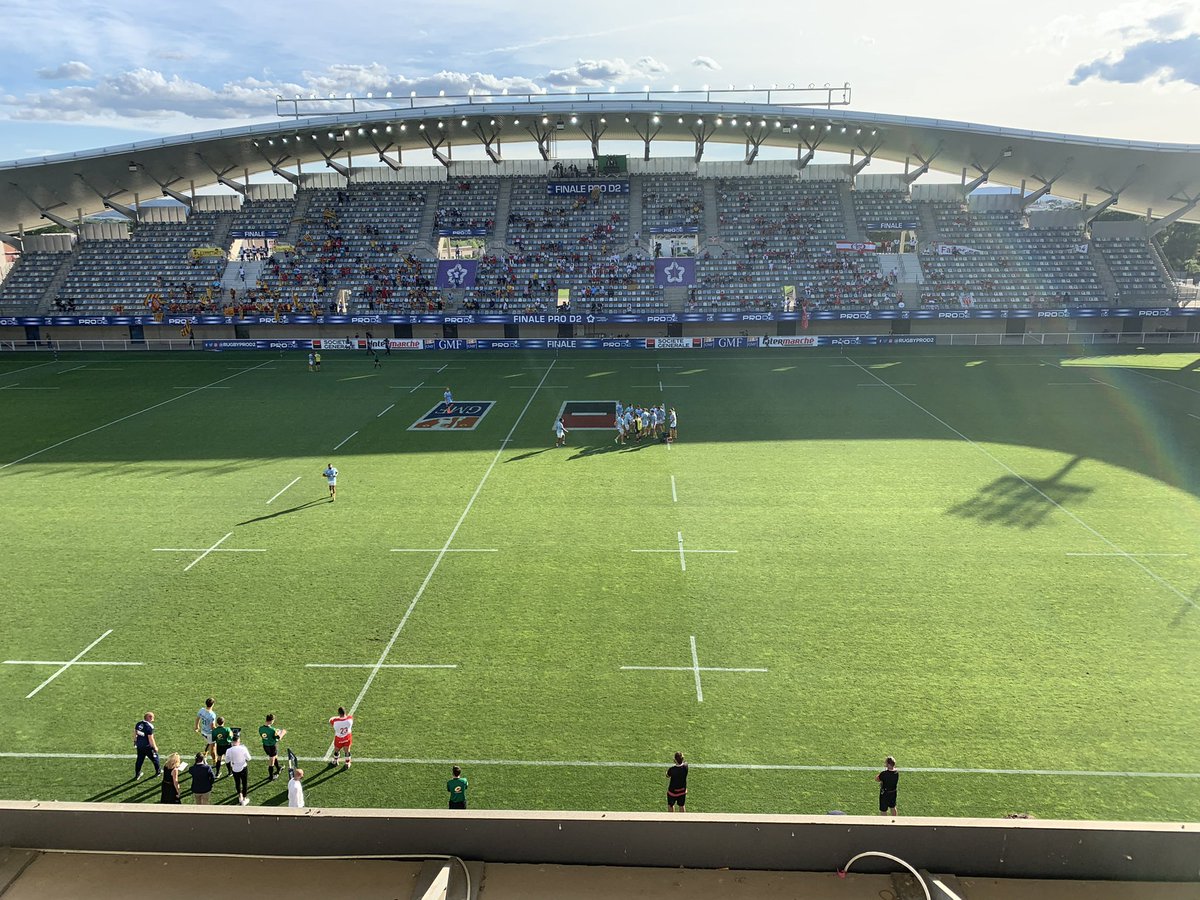 #Rugby 🏉 <a href="/usap_officiel/">USAP</a> #Perpignan retrouve le #Top14 !! Les Catalans battent #Biarritz (33-14) et sont sacré champion de #ProD2 !