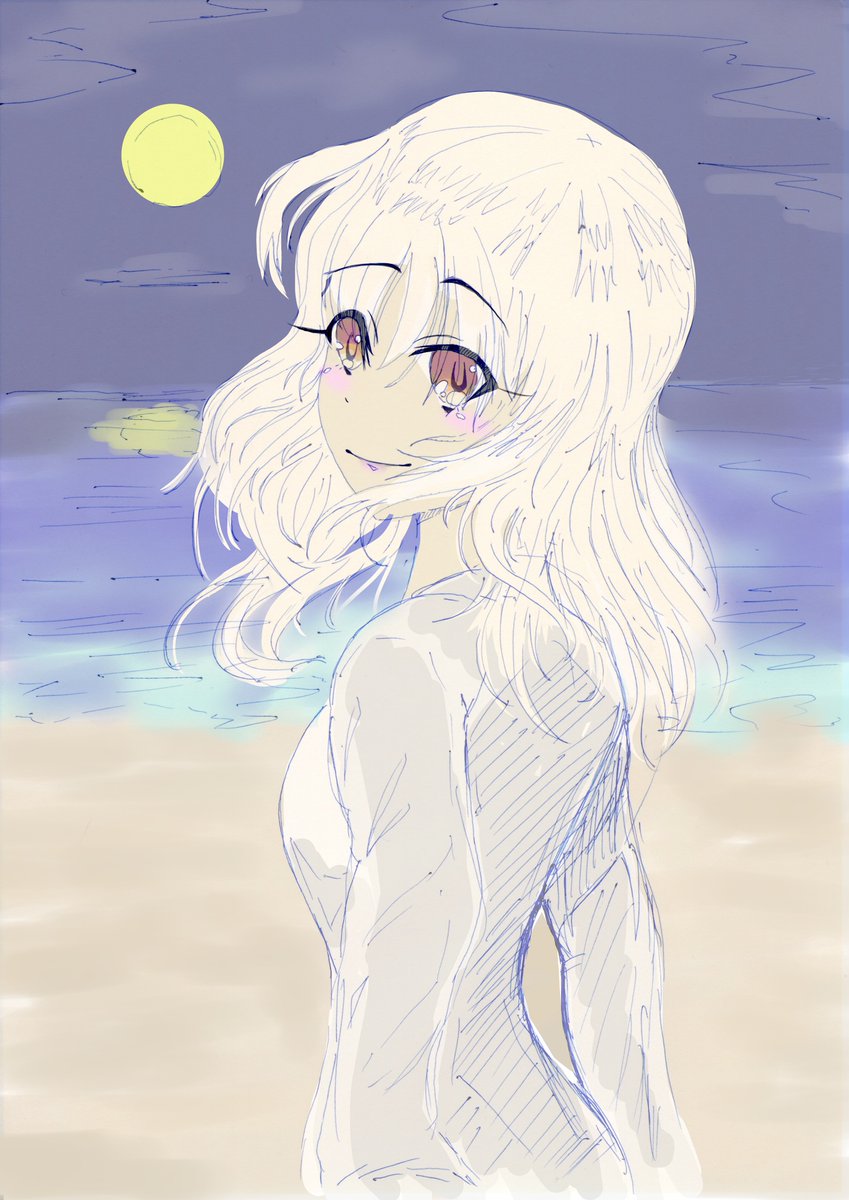 Kuchinawa ｸﾁﾅﾊ プリズマなイリヤさん ちょい大人 と海へ いつの日にかしっかりと完成させたいです イラスト イラスト好きな人と繋がりたい イリヤ Fate Fgo プリズマイリヤ イリヤスフィール フォン アインツベルン ボールペン絵