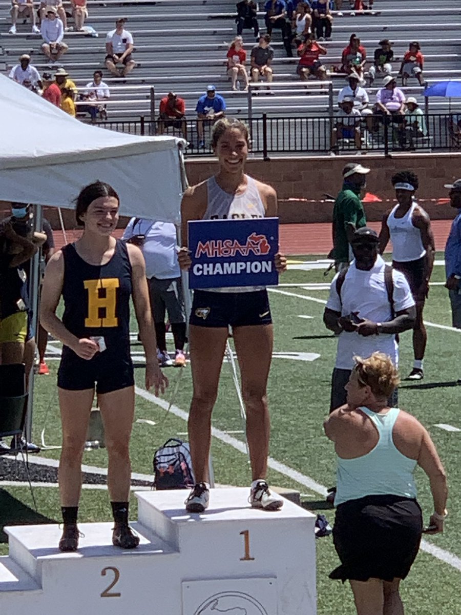 Alaina Diaz Division 1 State Champion in Long Jump!!!!