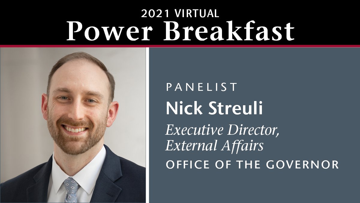 CarsonCollege's tweet photo. Hear from @NickStreuli, Exec. Director of External Affairs, Office of the Governor next week as he discusses “Unexpected Outcomes: COVID-19 and Business in the Pacific Northwest” with our other panelists. #CCBPowerBreakfast #CarsonCougs

Register today: https://t.co/n2LNiAD1bP https://t.co/OxsFWylhlt