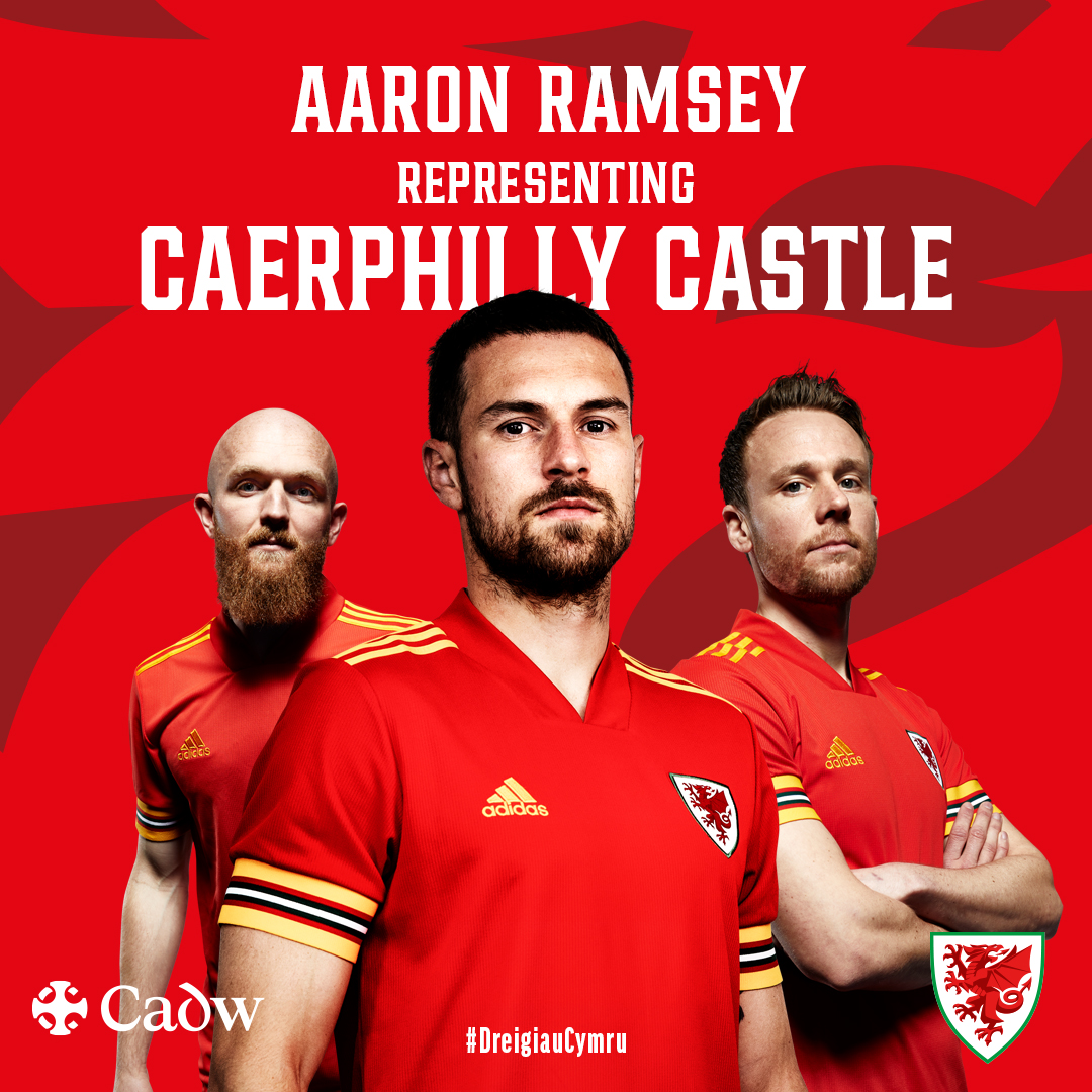 cadwwales's tweet photo. Each player chosen to represent Cymru at this summer’s UEFA #Euro2020 has been assigned to an individual Welsh castle or heritage site ⚽️🏰

Find out more here: https://t.co/J3zuw9ALZq

#DreigiauCymru | #TogetherStronger https://t.co/4VzgpASWvZ