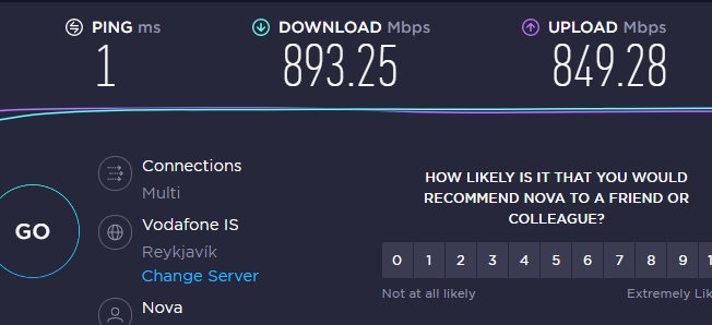 Aaaand finally we have internet in the new place 👀🙌
