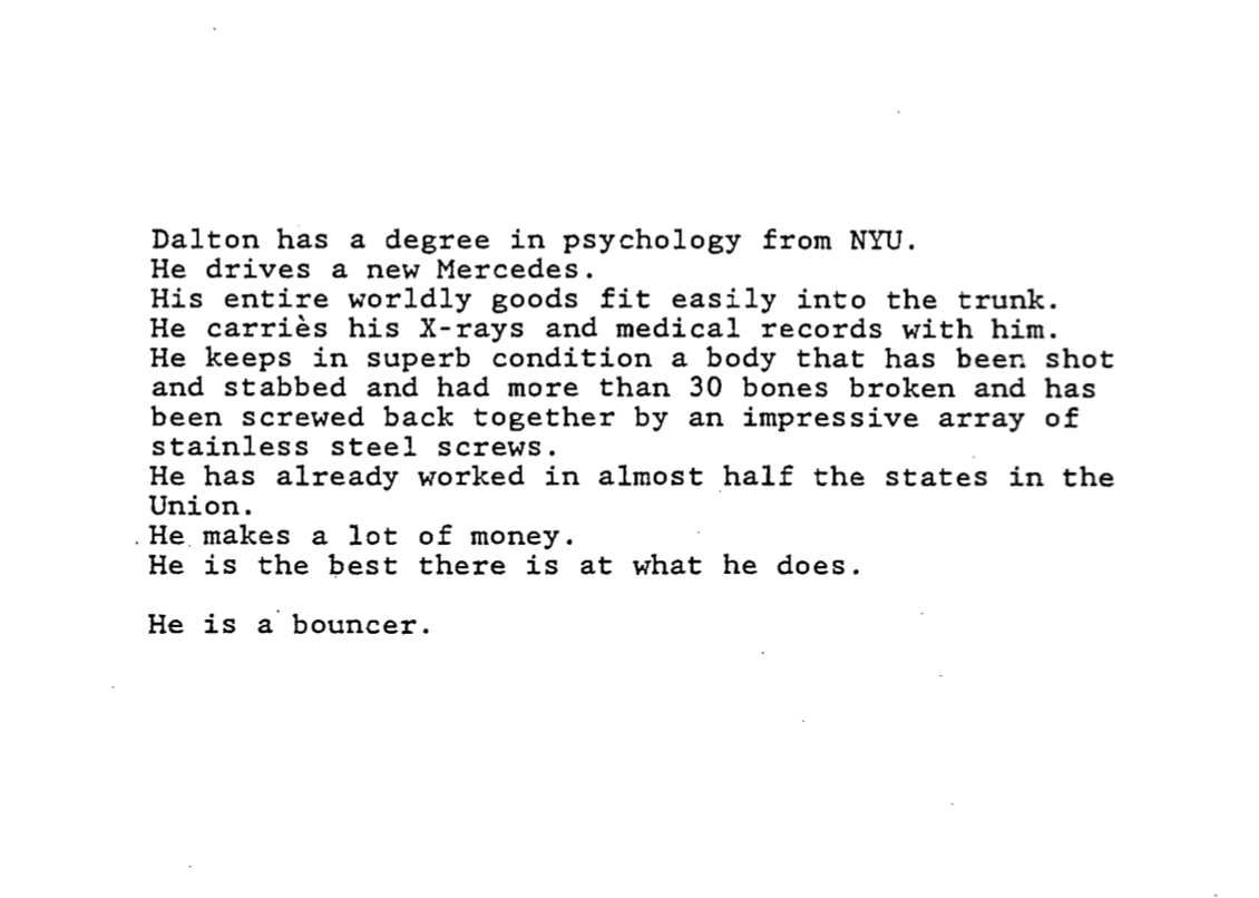 supergayscripts's tweet photo. this is the first page of Roadhouse, before FADE IN https://t.co/lzkZORBwpY