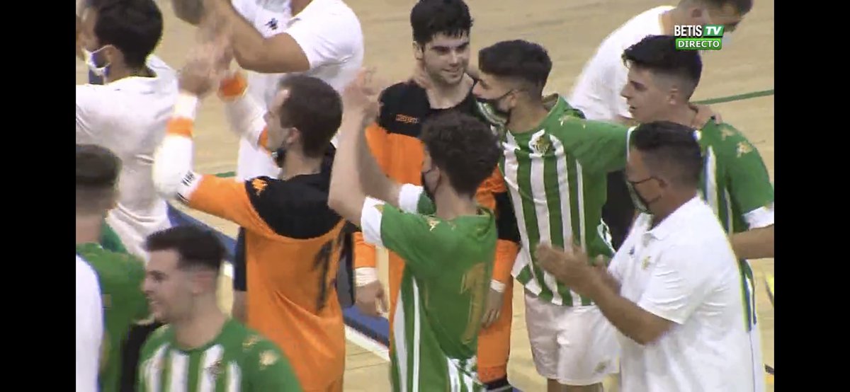 ENHORABUENA a nuestro filial por esa victoria🔝.  Un pasito más hacia el objetivo 🎯 ! Talento en estado puro tiene este @RealBetisFS  “B”! 

✍️ sus NOMBRES. Me alegro mucho chavales.