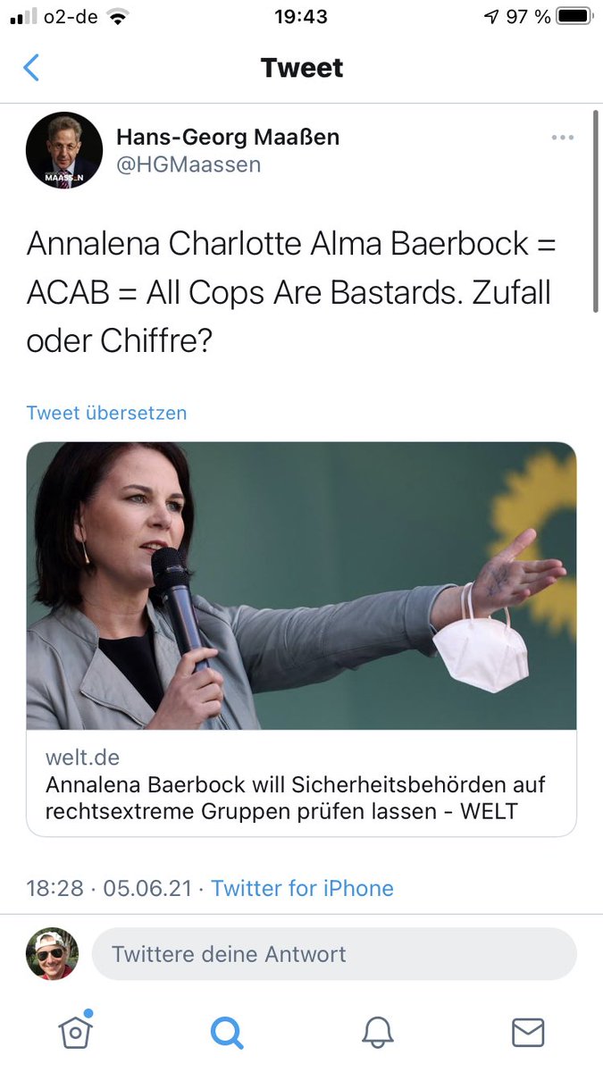 Einfach nur absurd! 🤬 Warum auf persönliche Herabwürdigungen (#CV) oder solche abstrusen Überlegungen setzen (entscheiden neuerdings Kinder über die eigenen Vornamen?) - wenn doch die <a href="/Die_Gruenen/">BÜNDNIS 90/DIE GRÜNEN</a> und @ABaerbock inhaltlich mehr als genug Angriffsfläche bieten! 🧐 <a href="/CDU/">CDU Deutschlands</a> <a href="/fdp/">FDP</a>