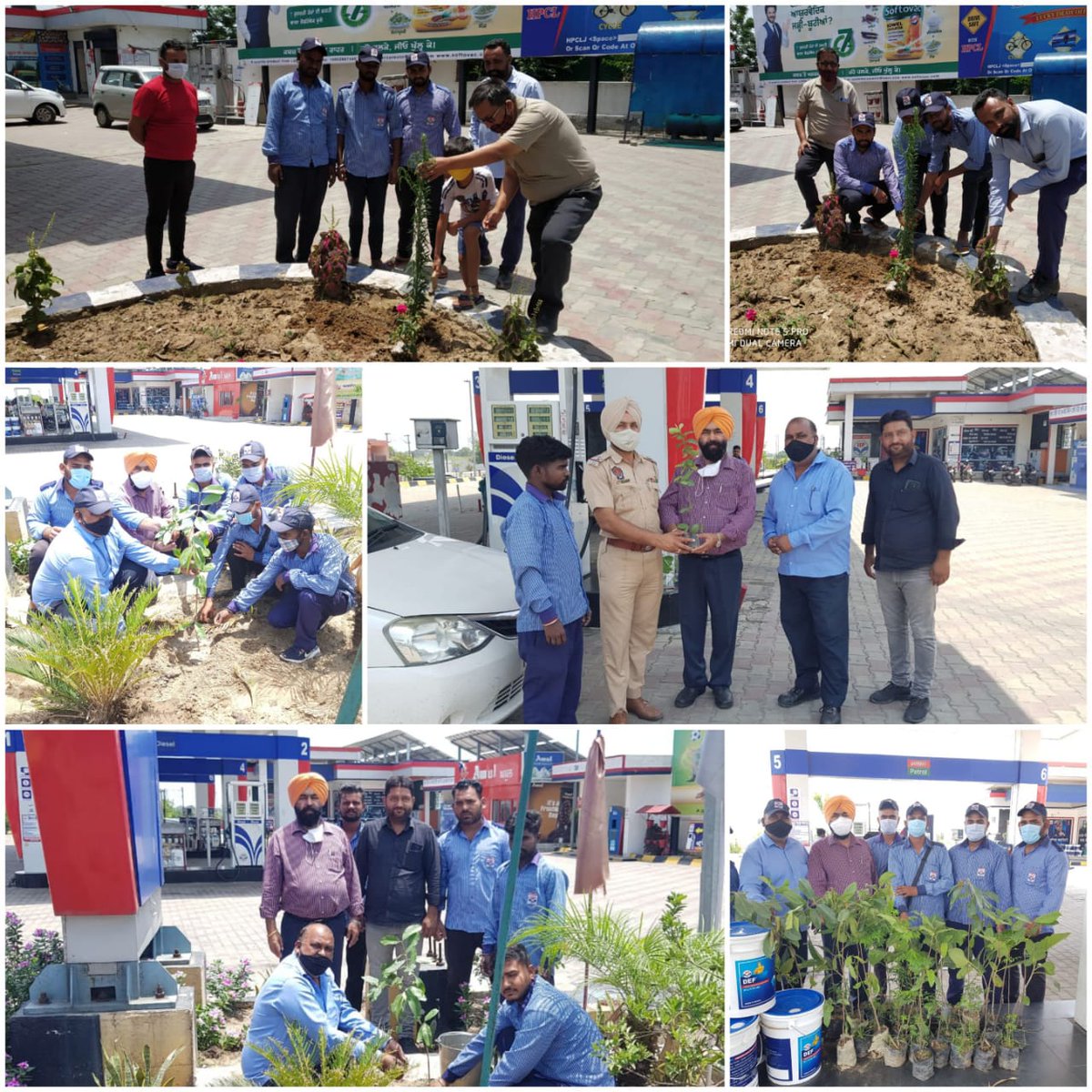 World Environment Day Celebrations at various <a href="/HPCL/">Hindustan Petroleum Corporation Limited</a> outlets under Jalandhar, Amritsar, Hoshiarpur, Taran Taran, Gurdaspur, Pathankot and Kapurthala districts. 

A step towards preserving the enviornment.

<a href="/Rg03Goel/">Rajeev Goel</a> <a href="/hpcl_retail/">Mera HP Pump</a> <a href="/MehtaniRajesh/">RAJESH MEHTANI</a>