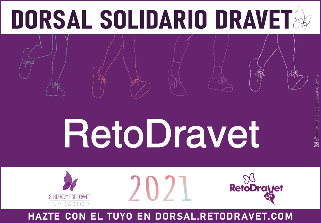 RetoDravet's tweet photo. Seguimos a tope con la campaña del #DorsalSolidario2021👏👏👏

✅El objetivo, unir #deporte y #solidaridad para concienciar sobre el síndrome de #Dravet. 

Los #runnerssolidarios podrán colaborar a través de  su dorsal ➡️https://t.co/0yUZWhGHjh 

 #MesDravet #RetoDravet2020 1/3 https://t.co/SxxKrPWlh3